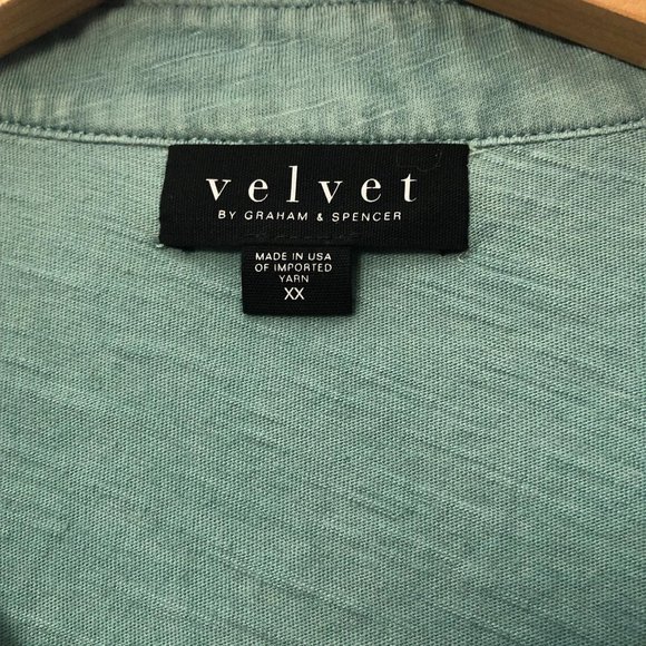 Velvet by Graham and Spencer light green collared - Picture 7 of 7